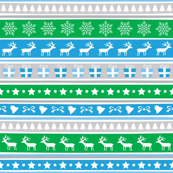 Seamless Christmas pattern — Stock Vector