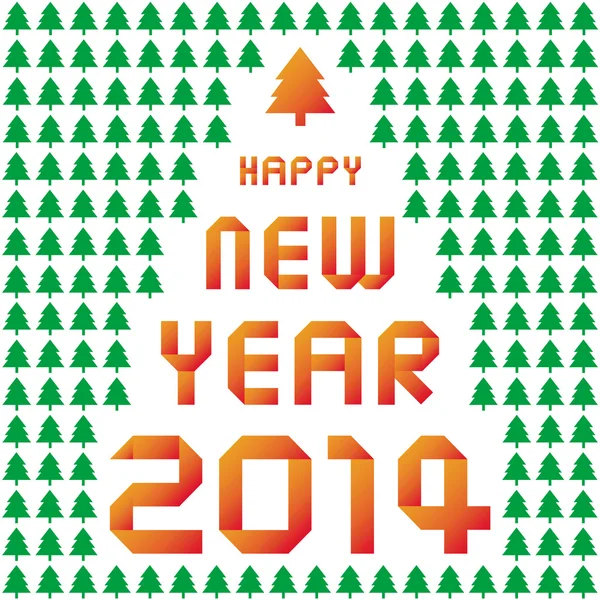 Mutlu yeni yıl 2014 card35 — Stok fotoğraf