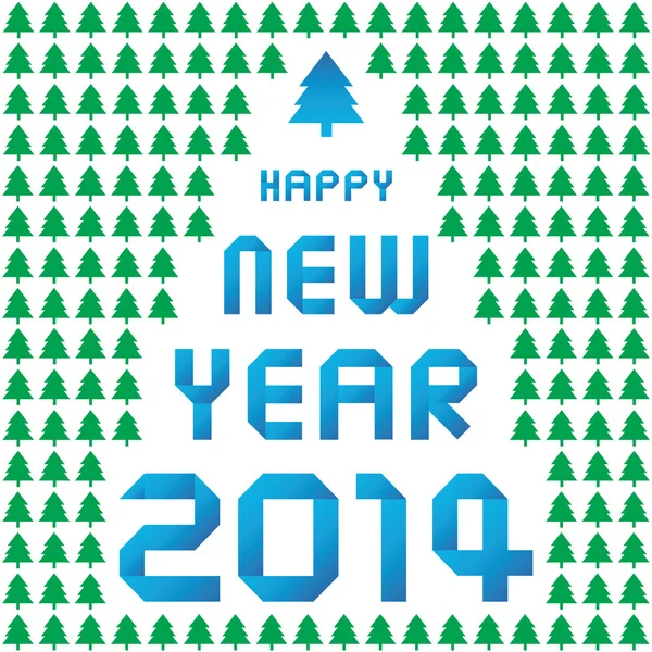 Felice anno nuovo 2014 card36 — Foto Stock
