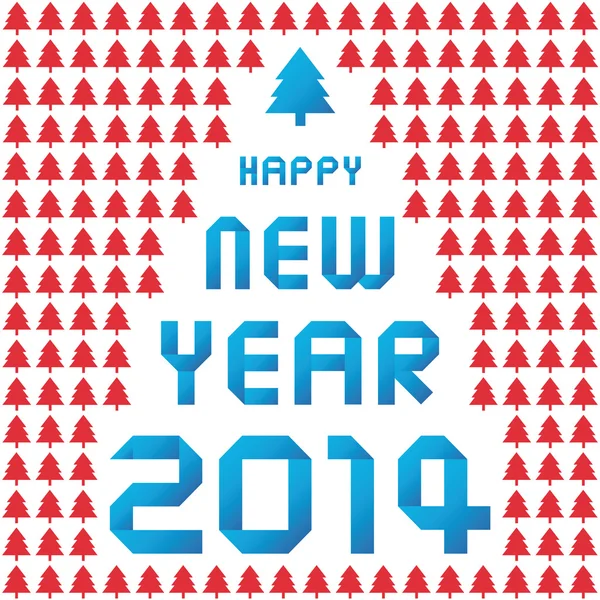 Šťastný nový rok 2014 card37 — Stock fotografie