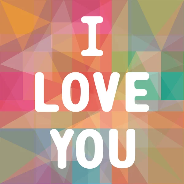 Ich liebe you3 — Stockvektor