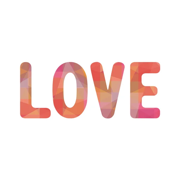 Letter1 кохання — стоковий вектор