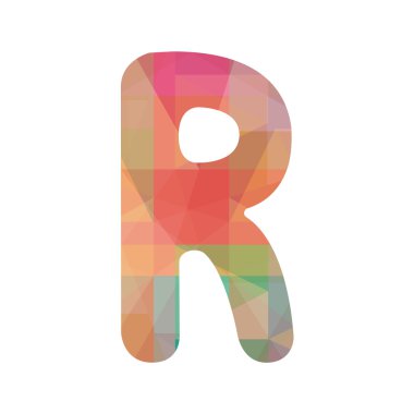 renkli alfabe r