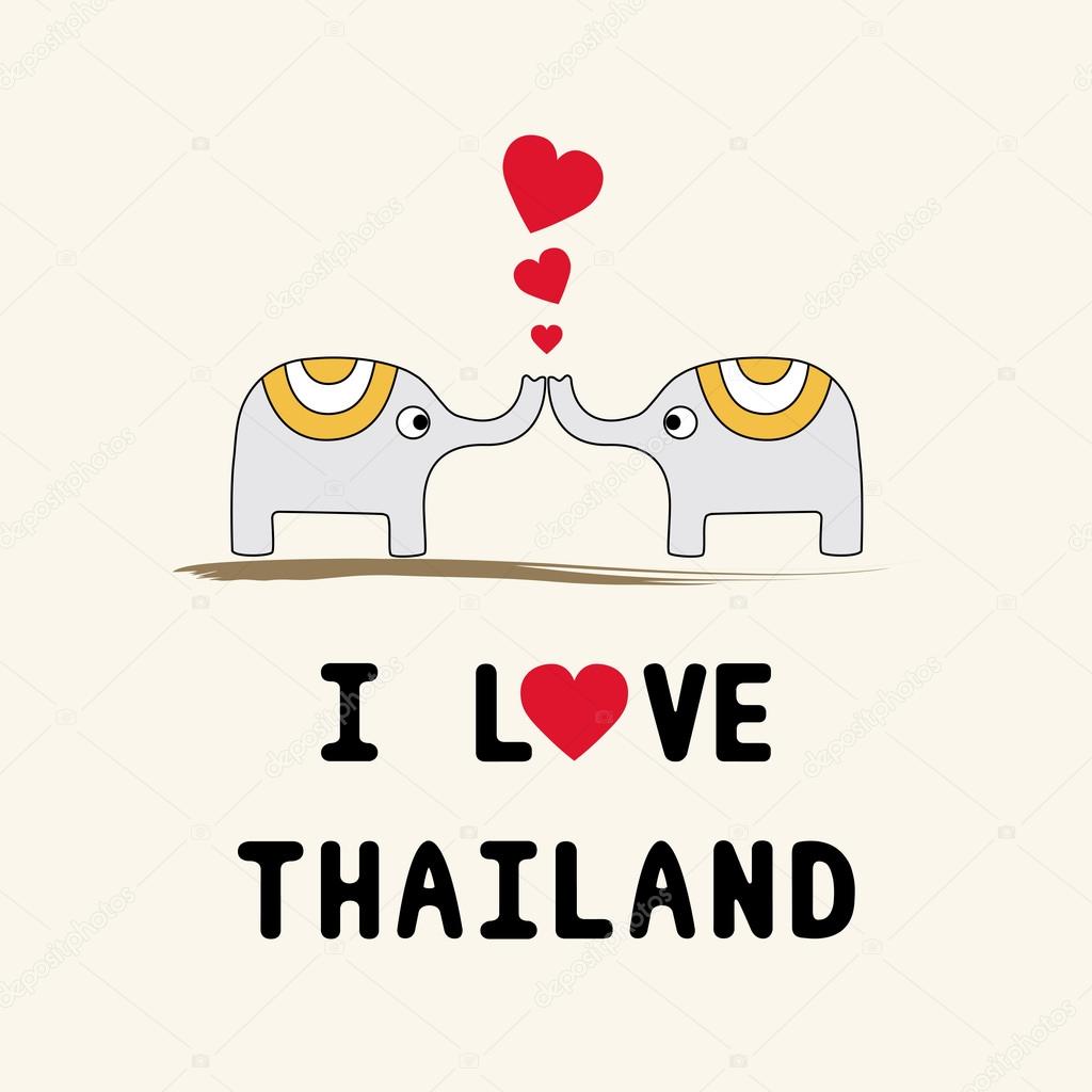 I love Thailand7 — Stock Vector © gubgibgift #40197187