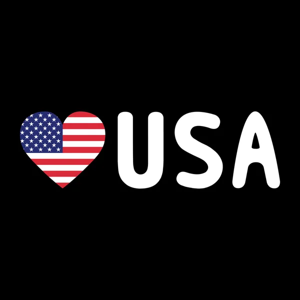 Eu amo USA5 — Vetor de Stock
