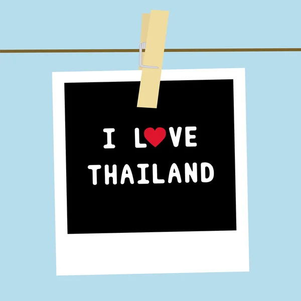 Thailand23 seviyorum — Stok Vektör