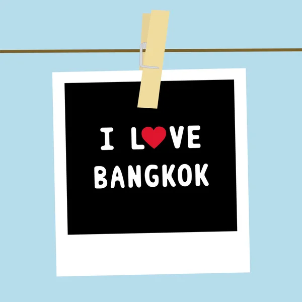 Ich liebe bangkok3 — Stockvektor