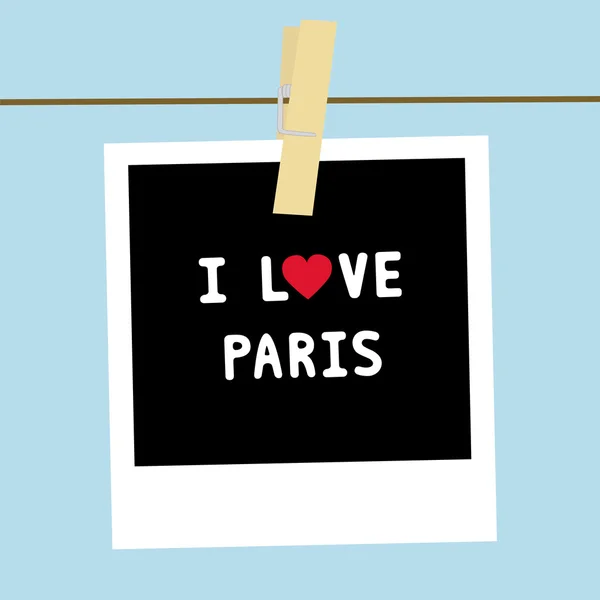 I love PARIS3 — стоковый вектор