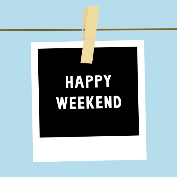 Счастливый weekend3 — стоковый вектор