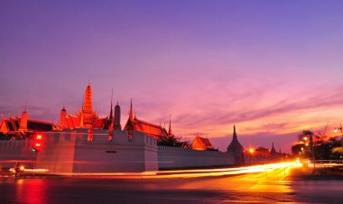 WAT phra kaew akşam