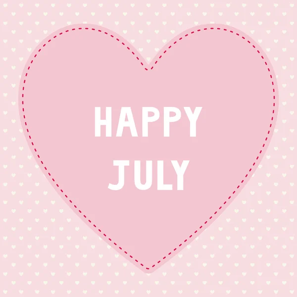 Šťastný july1 — Stockový vektor