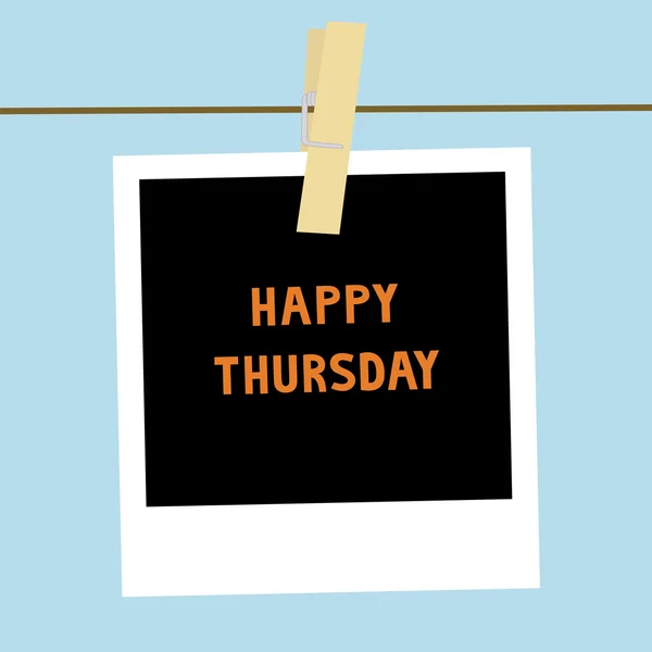 Happy Thursday note2 — Stock Photo, Image