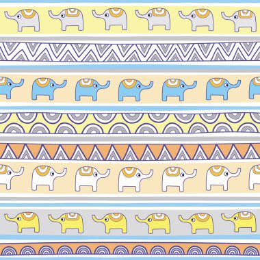 Dikişsiz fil desen background2