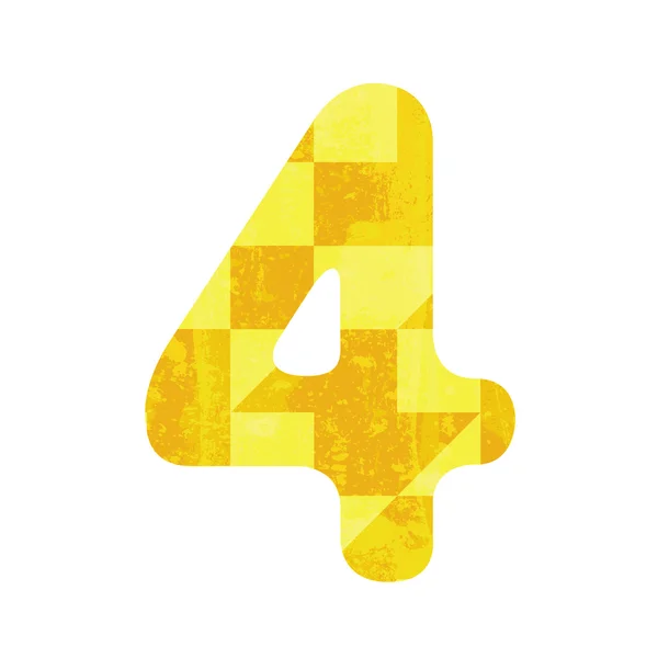 Astratto giallo numero quattro — Vettoriale Stock