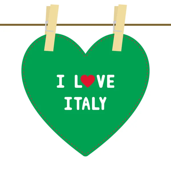 I love ITALY6 — стоковый вектор