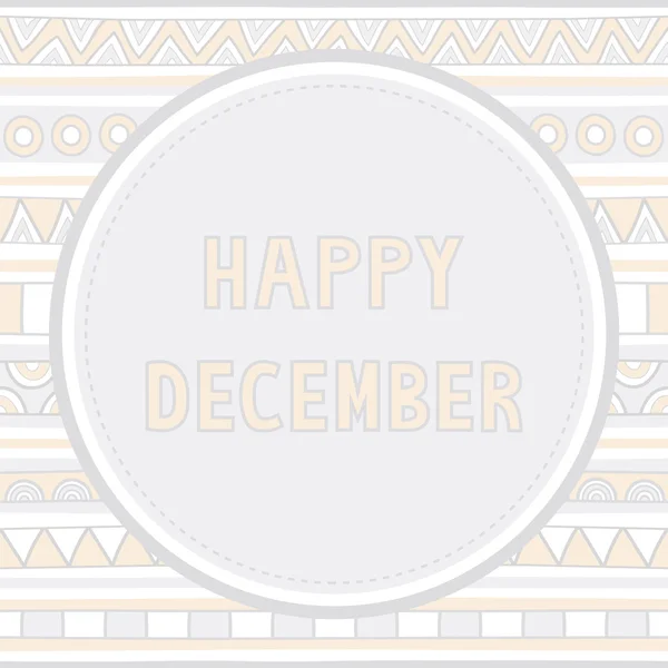 Happy December background1 — Stock Vector