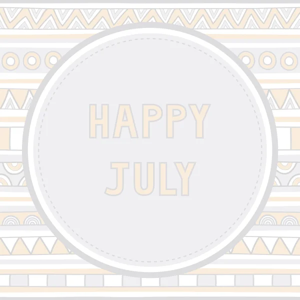 Fondo feliz julio1 — Vector de stock