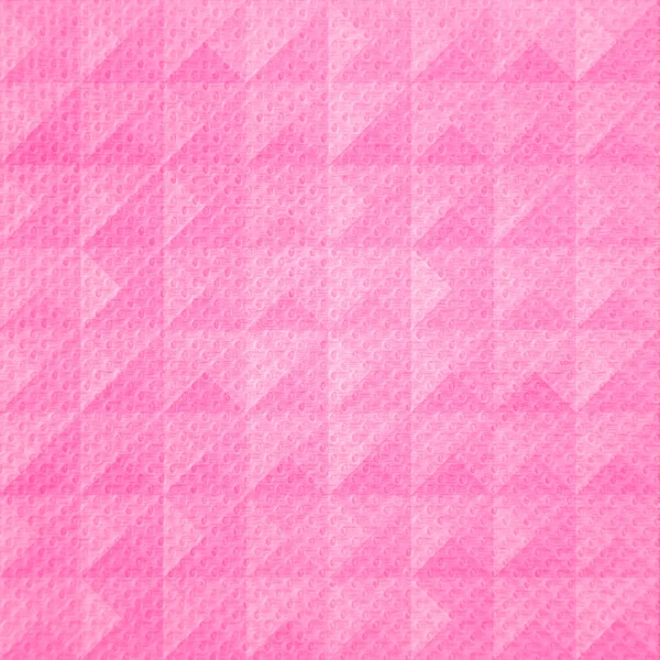 Růžový trojúhelník vzorek tkáně — Stock fotografie