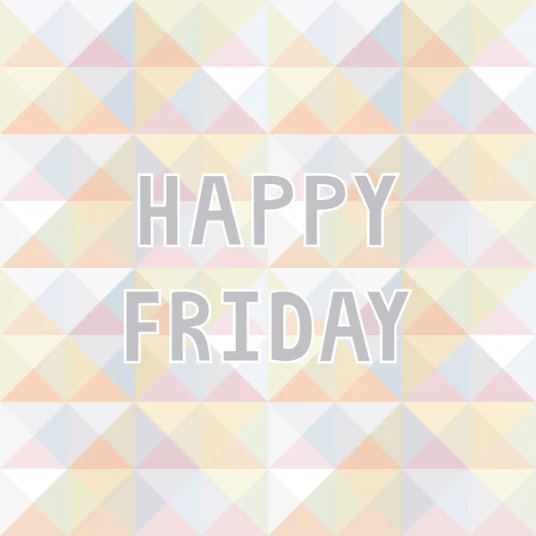 Happy Friday background — Stock Vector