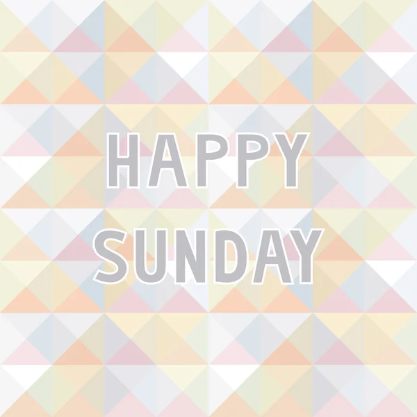 Boldog vasárnap háttér — стоковий вектор