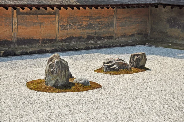 Jardin de rochers zen au temple Ryoanji — Photo