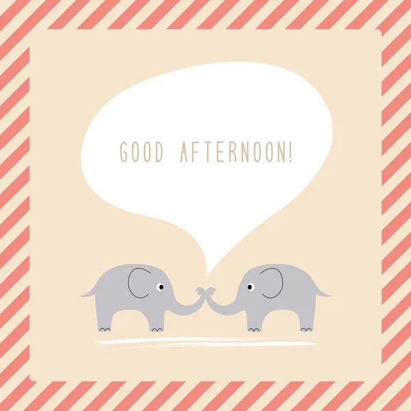 Goede afternoon2 — Stockvector