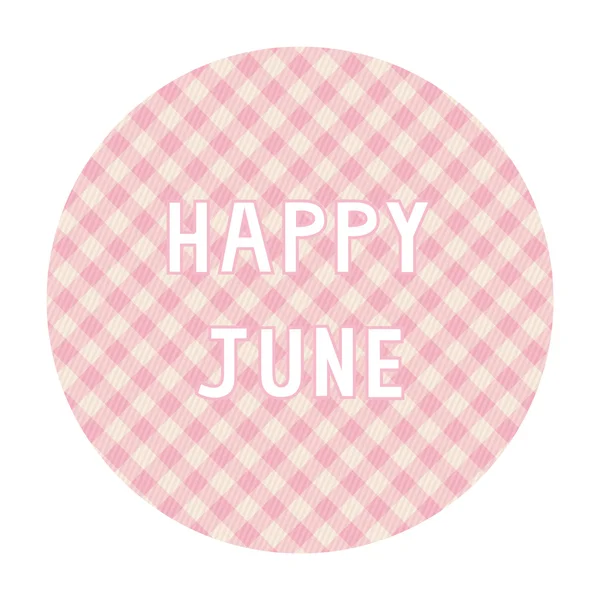 Joyeux mois de juin4 — Image vectorielle