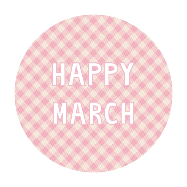 Fondo de la feliz marzo4 — Archivo Imágenes Vectoriales