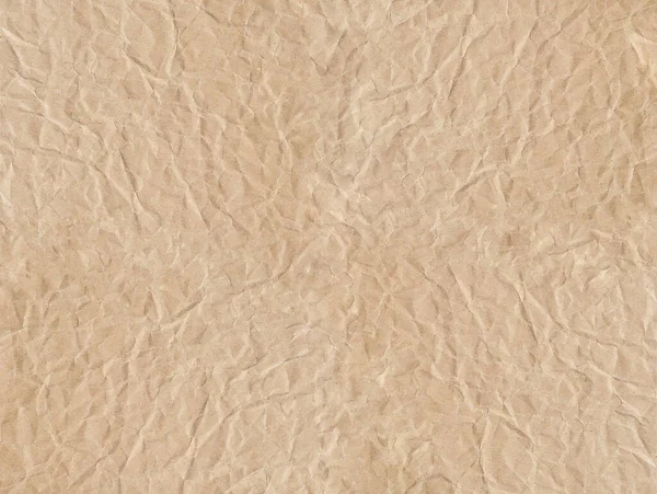 Texture Brown Crumpled Paper Background — Stock Photo, Image