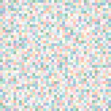 Pastel geometrik şekilli kapak tasarımı. Kusursuz kare arkaplan.