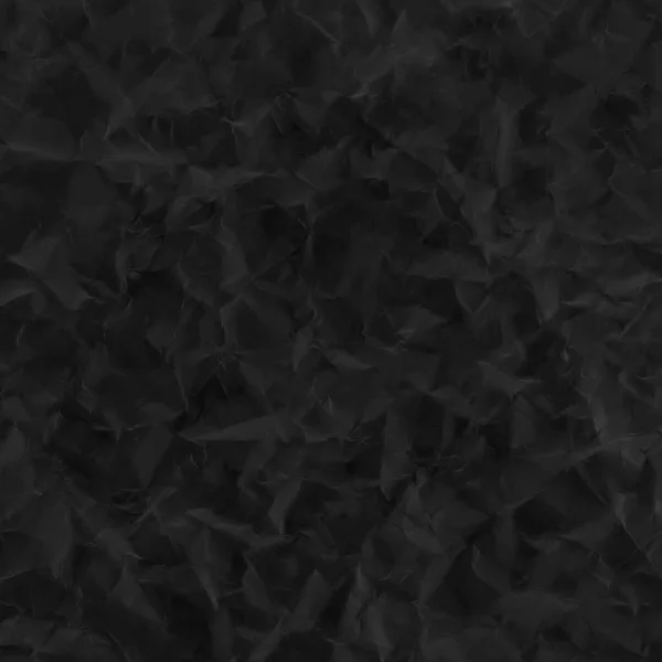 Texture Black Crumpled Paper Background — Stock Photo, Image