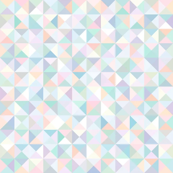 Návrh Šablony Obalu Pastelovými Geometrickými Tvary Bezešvé Trojúhelníkové Pozadí — Stockový vektor
