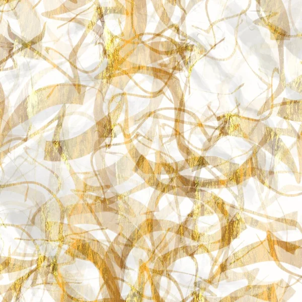 Guld metalliskt handgjort ris papper struktur. Sömlös washi blad bakgrund med gyllene metall flingor. För modern bröllopskonsistens, elegant brevpapper och minimala designelement i japansk stil. — Stockfoto