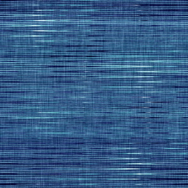 Κλασική Μπλε Υφαντή Λωρίδα Αρρενωπή Υφή Πουκάμισο Ύφασμα Ναυτικός Χώρος — Φωτογραφία Αρχείου