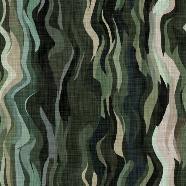 Koyu renk fırça, ahşap dokuma malzemesi. Toprak tonlarındaki pürüzsüz desen gizli efekt. Askeri ve ordu ormanlarında pamuk kumaş haki üzerine orman tasarımı..