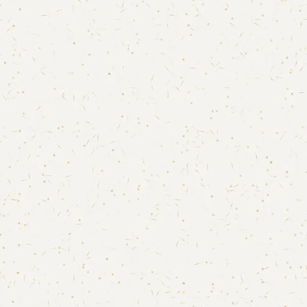 Handmade White Gold Metallic Rice Sprinkles Paper Texture Seamless Washi — Stock Photo, Image