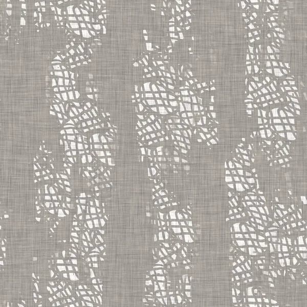 Sans couture français neutre greige marbré fond effet lin de ferme. Provence gris blanc rustique lavé texture motif tissé. Shabby chic style chalet imprimé textile. — Photo