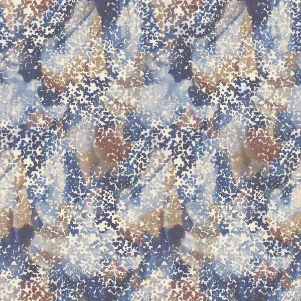 Tissu imprimé marbré gris français rustique. Style européen sans couture motif textile ameublement doux. Batik tout effet d'impression numérique irrégulière. Tissu décor bleu panaché. Haute qualité raster jpg — Photo