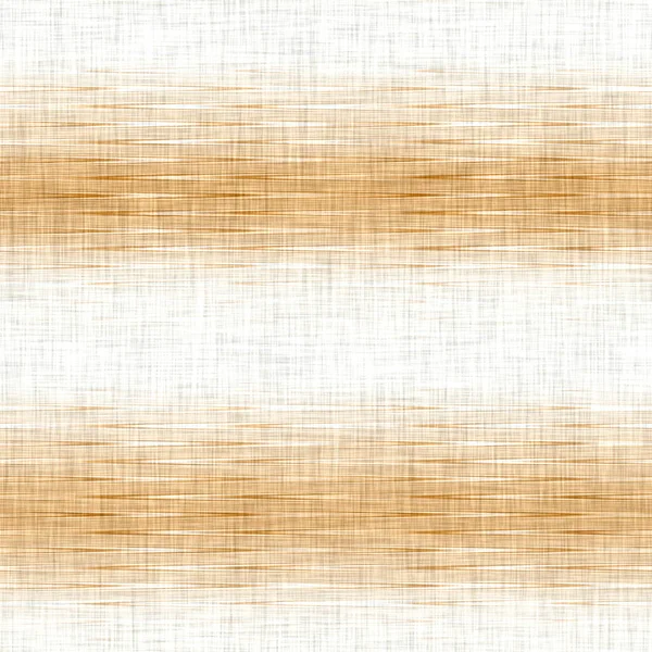 Linen texture background with broken stripe. Organic irregular striped seamless pattern. Modern plain 2 tone spring textile for home decor. Farmhouse scandi style rustic orange all over print. — Stock Photo, Image