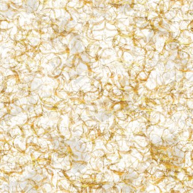 Altın metalik el yapımı pirinç kağıdı dokusu. Kusursuz washi tabakası ve altın metal pulları. Modern düğün dokusu, zarif kırtasiye ve asgari Japon tarzı tasarım unsurları için..