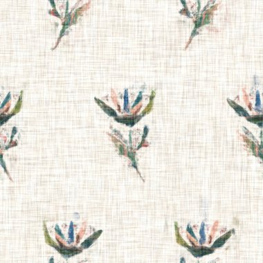 El yapımı gri çiçek motifli keten kumaş. Kaprisli bahçe pürüzsüz desen. Ev dekorasyonu için modern bahar karalama ürünleri. Her yerde botanik scandi tarzı rustik ekolojik eko-ekru var.