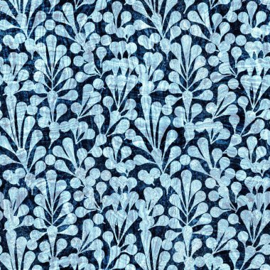 Lacivert dokuma efekt arka planında pürüzsüz çivit mavisi blok dokusu. Japon stili kot batik yıkama deseni. Giyinik, erkek kumaşı desenli..