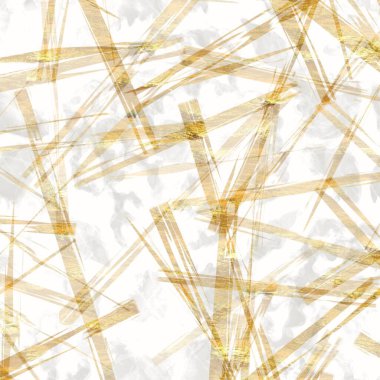 Altın metalik el yapımı pirinç kağıdı dokusu. Pürüzsüz washi tabakası ve bulanık altın metal pulları. Modern düğün dokusu, zarif kırtasiye ve asgari Japon tarzı tasarım unsurları için..