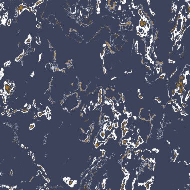 Koyu mavi mermer, erkeksi, dikişsiz doku. Düzensiz mürekkep lekesi boya etkisi. Mermer kaplanabilir grafik tasarımı duvar kağıdı örneği