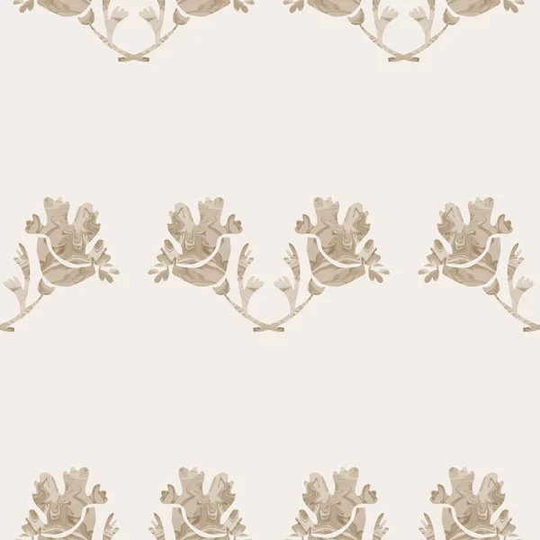 Sepia marrom mármore floral sem costura padrão. Flor de flor de 2 tons subtil em estilo de corte de papel matisse texturizado simples. Por toda a impressão decorativa. minimo bege ecru papel jpg swatch telha. — Fotografia de Stock