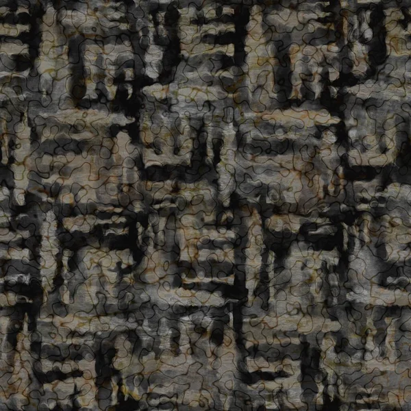 Rustic mottled charcoal grey french linen woven texture background. Worn neutral old vintage cloth printed fabric textile. Distressed all over print . Irregular uneven stained rough grunge effect. — Stock Photo, Image