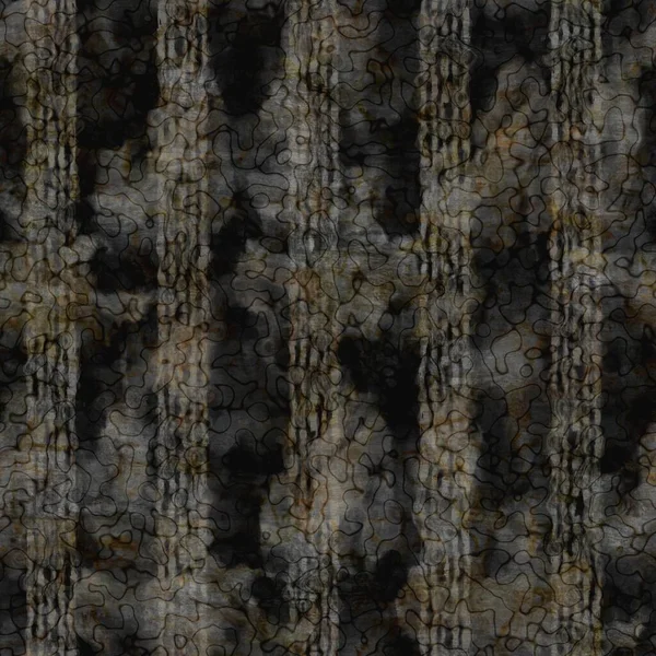 Rustic mottled charcoal grey french linen woven texture background. Worn neutral old vintage cloth printed fabric textile. Distressed all over print . Irregular uneven stained rough grunge effect. — Stock Photo, Image
