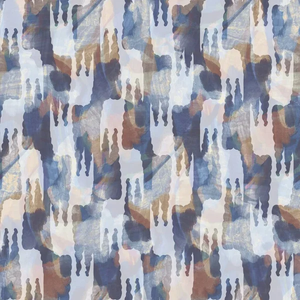 Rusztikus francia szürke csíkos nyomtatott szövet. Zökkenőmentes európai stílusú puha bútorozású textil minta. Batik minden digitális vonal nyomtatási effektus. Változatos kék dekoratív ruha. Kiváló minőségű raszter jpg — Stock Fotó