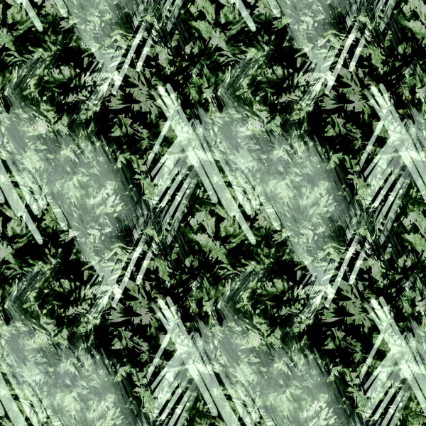 森の緑のジャングルの自然のテクスチャ。シームレスな葉2トーンデザインの背景. — ストック写真