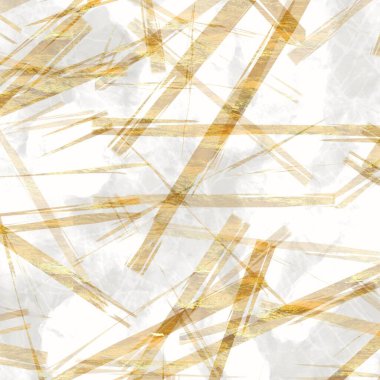 Altın metalik el yapımı pirinç kağıdı dokusu. Pürüzsüz washi tabakası ve bulanık altın metal pulları. Modern düğün dokusu, zarif kırtasiye ve asgari Japon tarzı tasarım unsurları için..